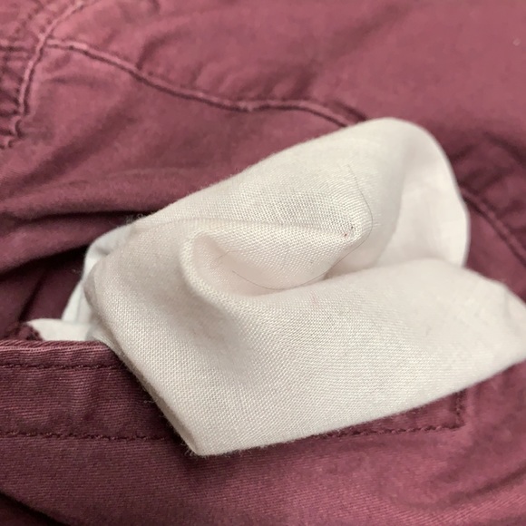 Men’s burgundy elastic waist paints xl  from split - Picture 11 of 17